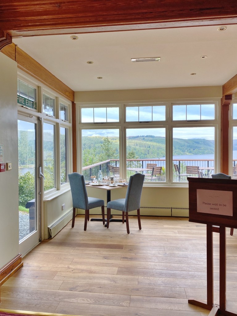 Our favourite Breakfast table, next to the bird table.