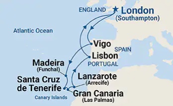 Princess Cruises adds additional Canary Islands sailing to 2022&nbsp;Season.
