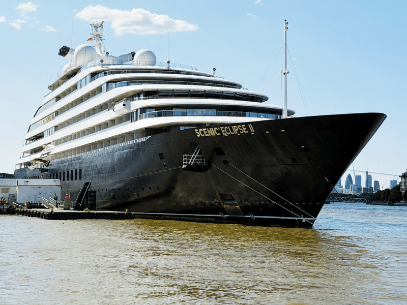 On Board Scenic Eclipse II During Her First Visit to&nbsp;London