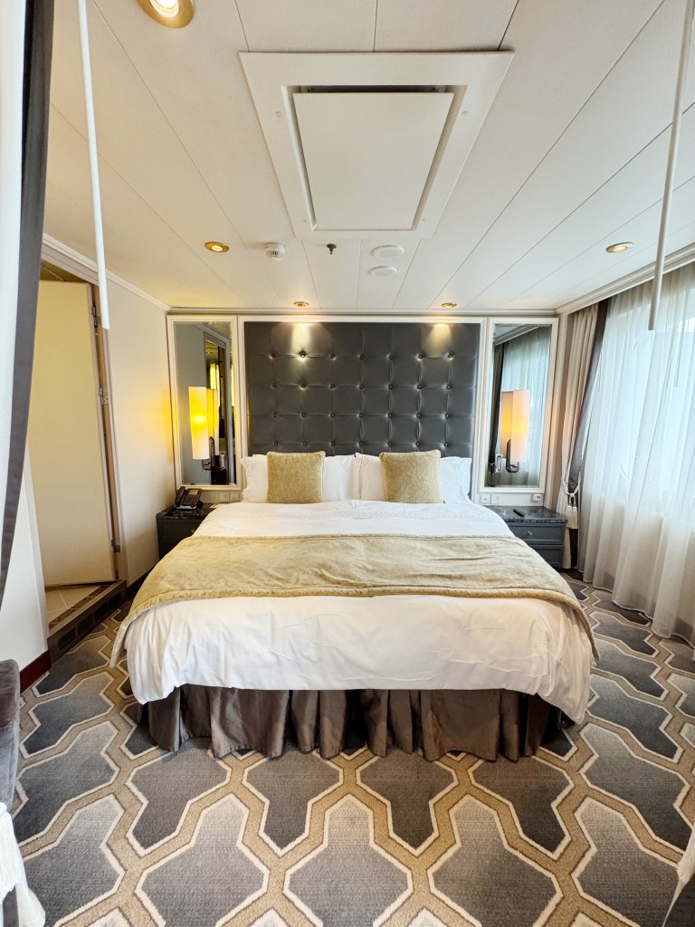 A large double bed