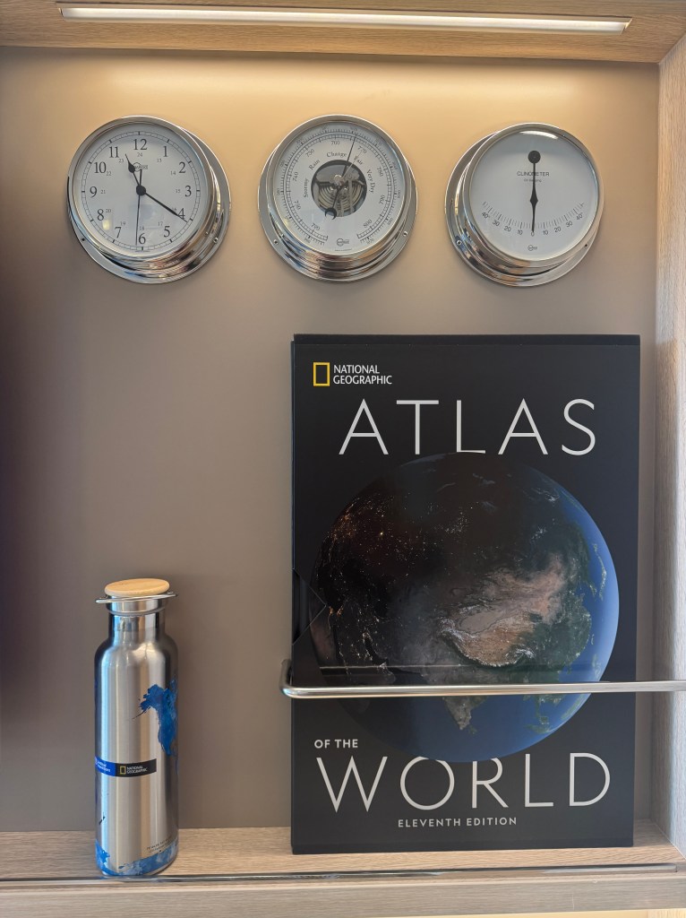Cabin wall on National Geographic Endurance 
