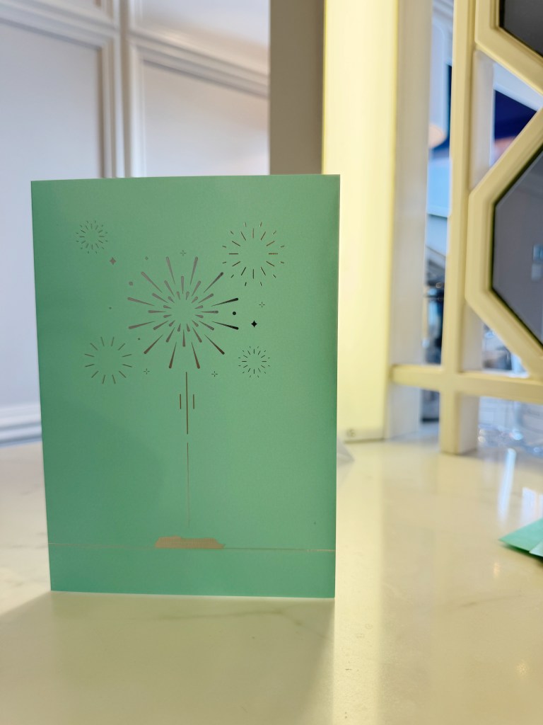 A Birthday card from Crystal Cruises