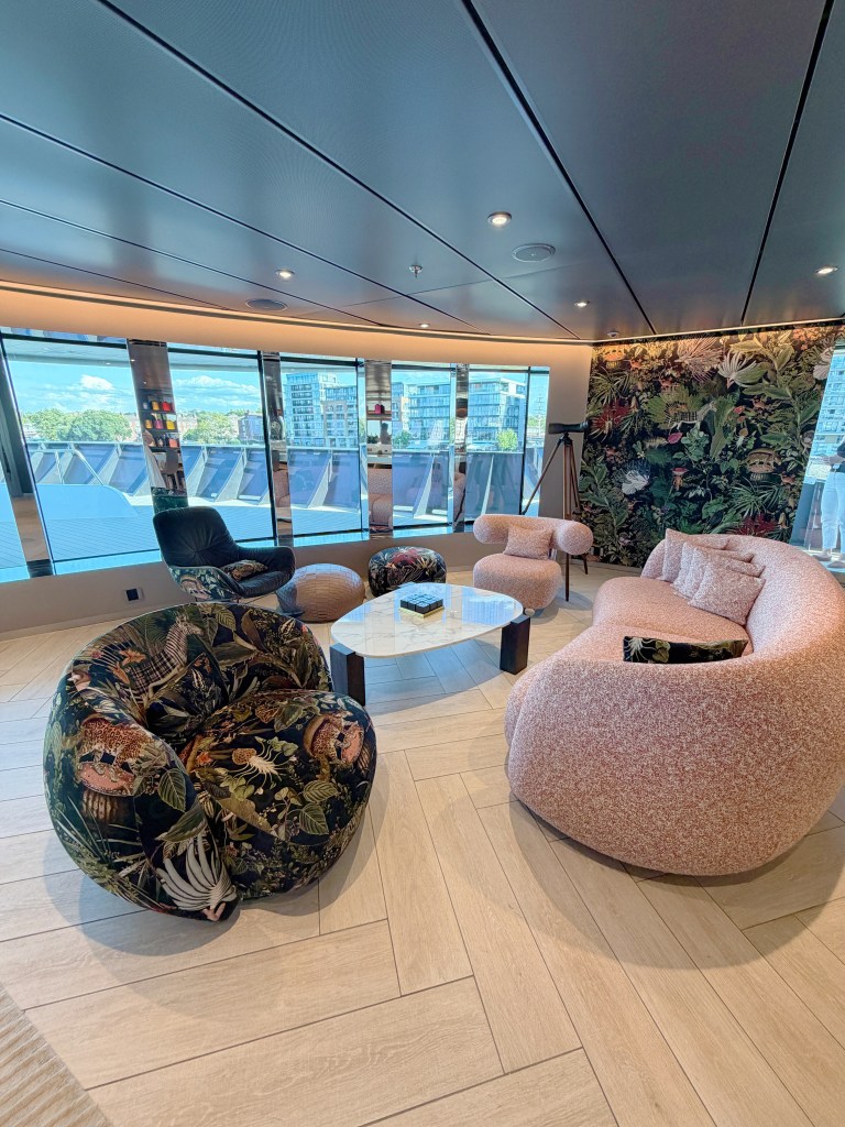 Scenic Eclipse II Observation lounge Seating area