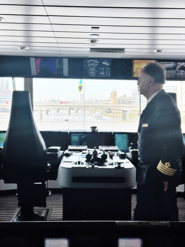 The Captain on the Bridge on National Geographic Endurance