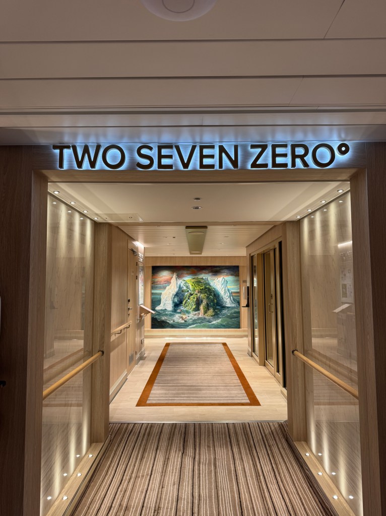 TWO SEVEN ZERO, main restaurant on National Geographic Endurance