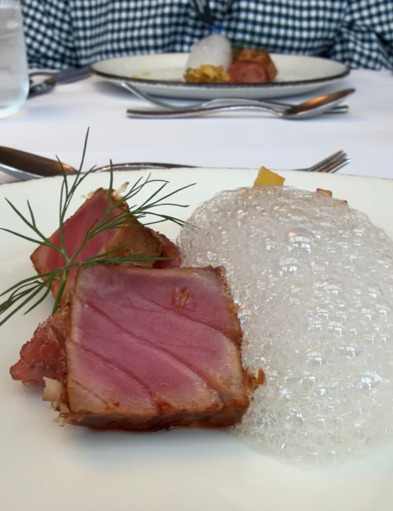 Tuna dish, part of a zero waste menu on National Geographic Resolution